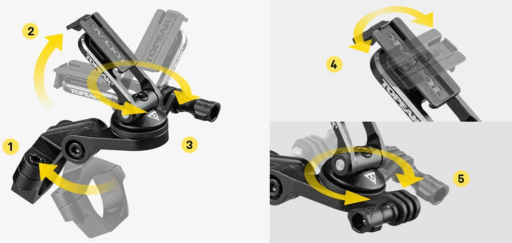 Topeak Support Pour Motorcycle RideCase HB 4 Topeak Support Pour Motorcycle RideCase HB – Image 4