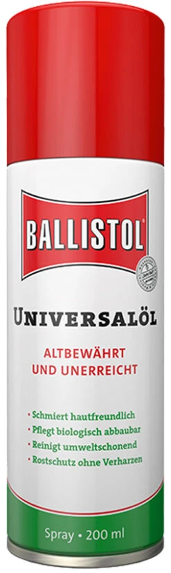 Ballistol Huile Universelle -Vélos Équip Magasin 21700 Ballistol Universaloel Spray 200ml