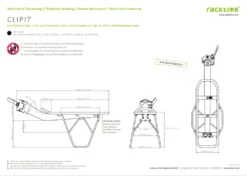 Racktime Porte-selle Clip-it -Vélos Équip Magasin 4048174814357RacktimeClipIt Sattelstuetzentraeger 4