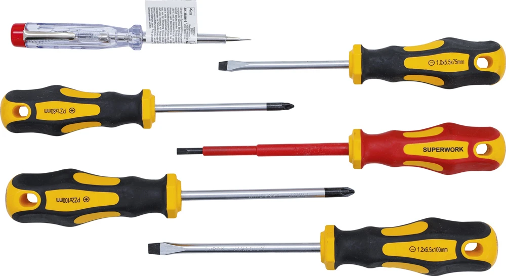 Kraftmann - Jeu De Tournevis 6 Pièces 1 Kraftmann - Jeu De Tournevis 6 Pièces