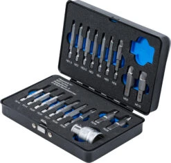 Jeu D'extracteurs De Vis Pour Vis à Six Pans Creux/Torx 19 Pièces -Vélos Équip Magasin BGS technic 9173 20126170 Schraubenausdreher Satz fur InnensechskantTorx 19 teilig 6