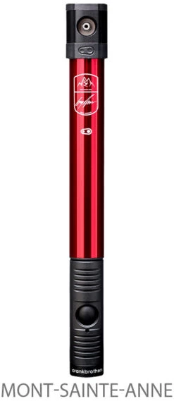 Crankbrothers Pompe à Main Klic HV Avec Manomètre Greg Minnaar Edition -Vélos Équip Magasin Crankbrothers Klic HV Greg Minnaar Signature Edition MSA