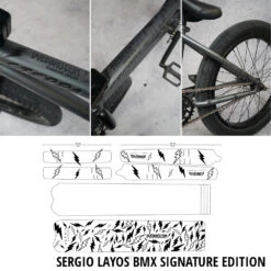 Dyedbro Kit De Protection De Cadre Sergio Layos BMX Signature Edition