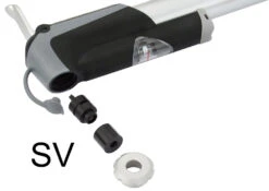 Katana Mini-pompe En Aluminium Avec Manomètre -Vélos Équip Magasin Katana Alu Minipumpe mit Manometer 20031104 f