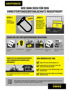 Kryptonite Antivol à Arceau KryptoLok® 2 Standard -Vélos Équip Magasin KryptoLok R 2 Standard Bugelschloss 07