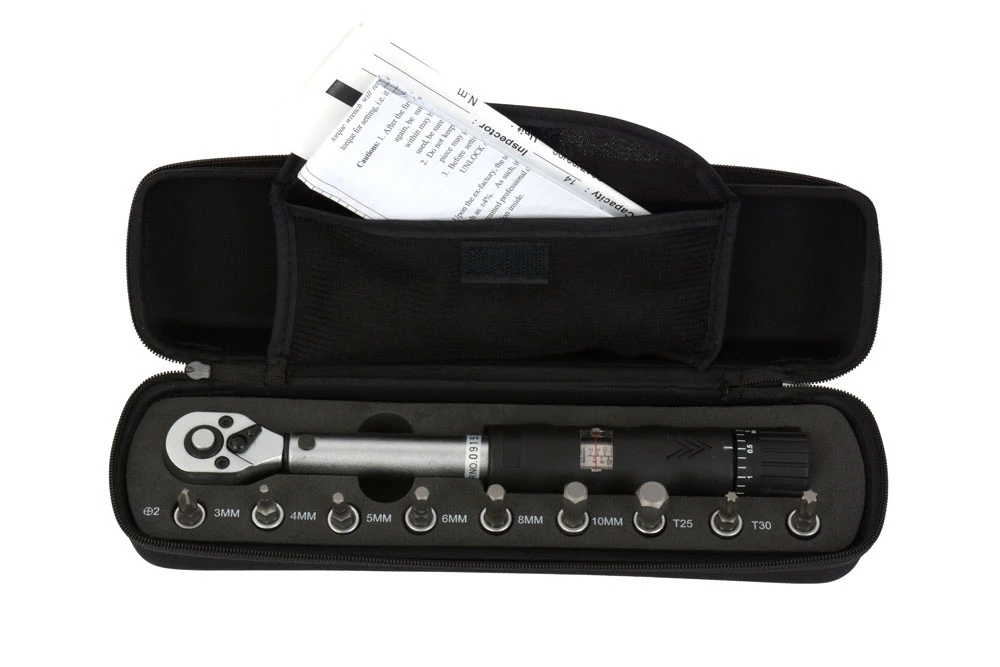 Clé Dynamométrique Comp 1/4" 2-14 Nm Incl. Embouts 2 Clé Dynamométrique Comp 1/4" 2-14 Nm Incl. Embouts – Image 2