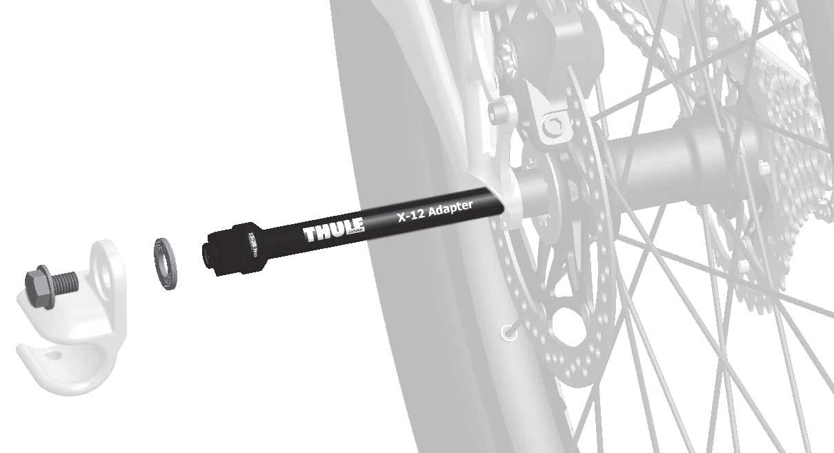 Thule Adaptateur D'axe Pour Axe Syntace X-12 (M12x1.0) 2 Thule Adaptateur D'axe Pour Axe Syntace X-12 (M12x1.0) – Image 2