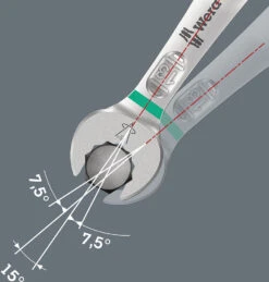 Wera 6003 Joker Pedal Clé Mixte -Vélos Équip Magasin Wera 6003 Joker Pedal Ringmaulschlussel 4013288220677 2