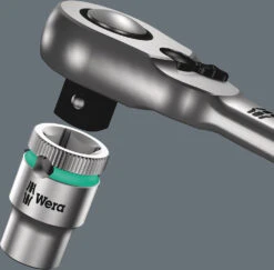 Wera 8004 C Cliquet Zyklop Metal Avec Levier D'inversion, à Carré 1/2" -Vélos Équip Magasin Wera 8004 C Zyklop Metal Knarre 4013288174062 3
