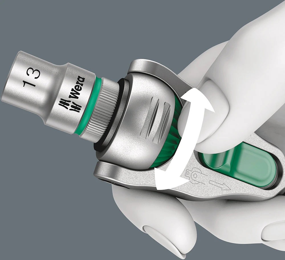 Wera 8100 SA 2 Jeu Cliquet Zyklop Speed à Carré 1/4" Métrique 5 Wera 8100 SA 2 Jeu Cliquet Zyklop Speed à Carré 1/4" Métrique – Image 5