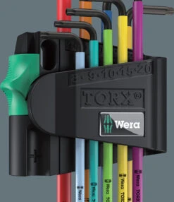 Wera 967/9 TX BO Multicolour 1 SB Jeu De Clés Mâles -Vélos Équip Magasin Wera 9679 TX BO Multicolour 1 SB Winkelschlusselsatz 05073599001 3