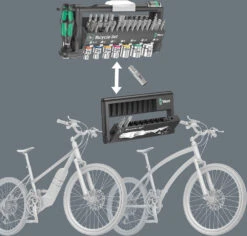 Wera Jeu De Bicyclettes 3 (avec Deux Démonte-pneus) -Vélos Équip Magasin Wera Bicycle Set 3 05004172001 3
