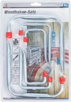 Assortiment De Crochets Muraux 6 Pcs. -Vélos Équip Magasin bgs technic 88300 20114157 Wandhaken Sortiment 6 tlg 4