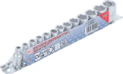 Jeu De Douilles Hexagonales 1/4 -Vélos Équip Magasin bgs technic 9102 20126702 Steckschlusseleinsatz Satz Sechskant 14 4