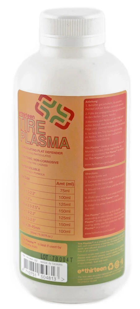 E-thirteen Lait De Scellement De Pneus Au Plasma 2 E-thirteen Lait De Scellement De Pneus Au Plasma – Image 2