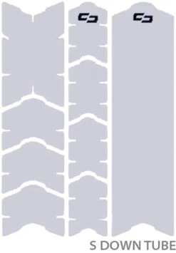 Unscratch Frame Film De Protection Pour Cadre - Clear Matt -Vélos Équip Magasin unleazhed 20117757 Unscratch Frame Rahmenschutzfolie Clear Matt s top tube 3