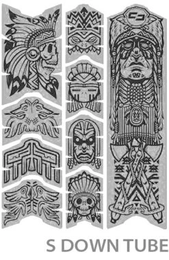 Unscratch Frame Film De Protection Pour Cadre - Tatanka Black Matt -Vélos Équip Magasin unleazhed 20117762 Unscratch Frame Rahmenschutzfolie Tatanka Black Matt 3